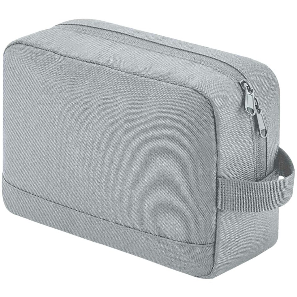 Bagbase Unisex Adult Essentials Recycled Toiletry Bag - Pure Grey - One Size