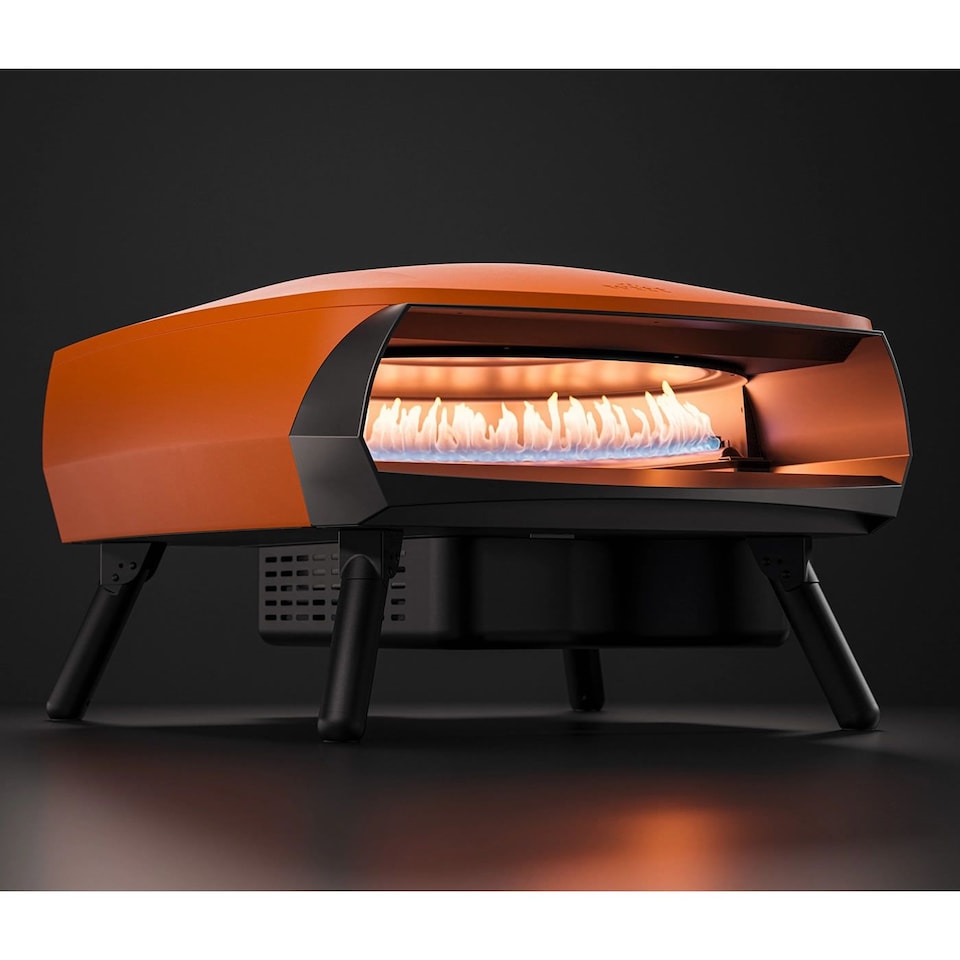 image 1 of Witt 16inch Pizza Oven 15-minutes Pre-Heat Rotating Stone - Orange
