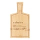 image 1 of Something Different Calories Bamboo Chopping Board - Brown - One Size