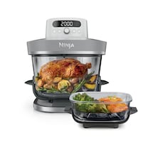 Ninja AS090UKWH 5 in 1 Glass Air Fryer Crispi Pro 5.7L White