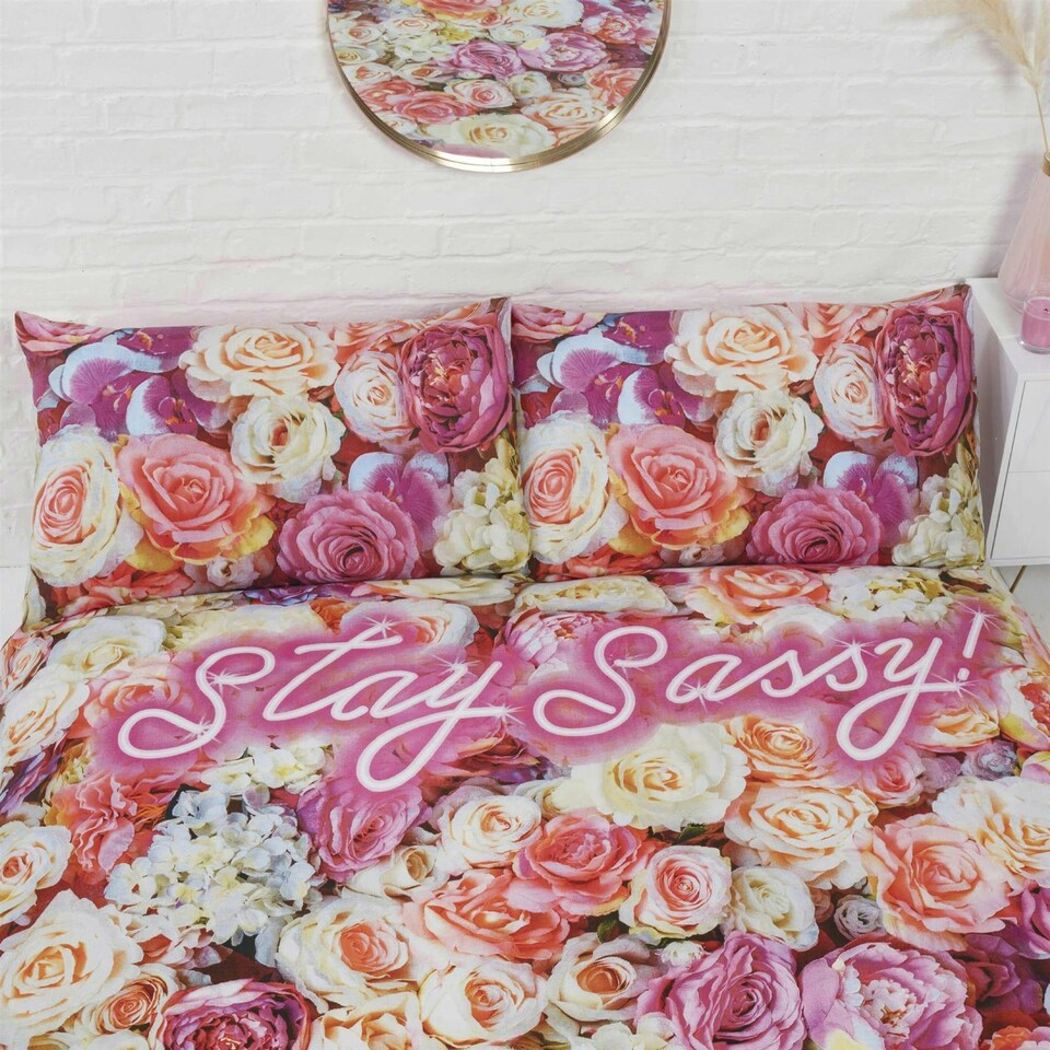 image 1 of Stay Sassy Duvet Cover Set - King