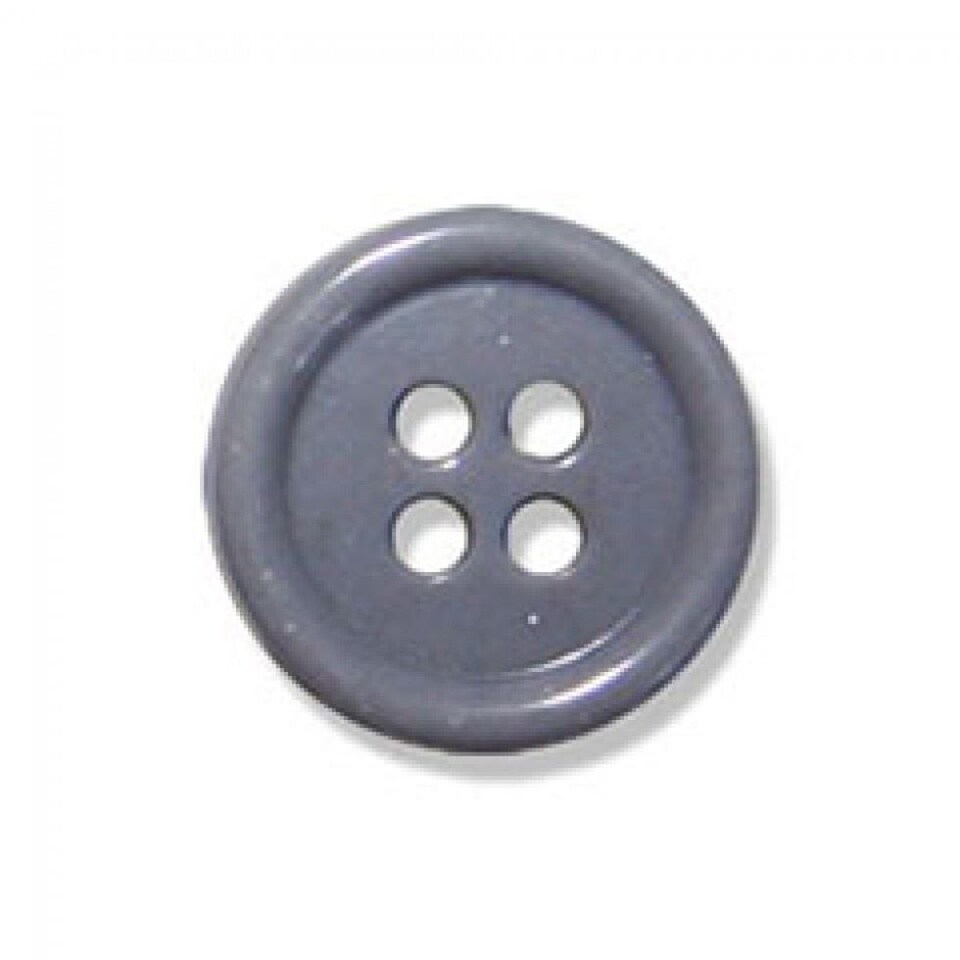 Trimits Grey Round Jacket Buttons for Dressmaking - 24mm - per value pack of 100