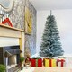 image 2 of 6ft Frosty Green Pencil Tree Green | 6ft