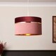 image 2 of BHS Violet 40cm Mixed Fabric Easyfit Shade, Pink