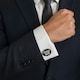 image 2 of Father of the Bride Cufflinks - Onyx Art CK54 Wedding Gift