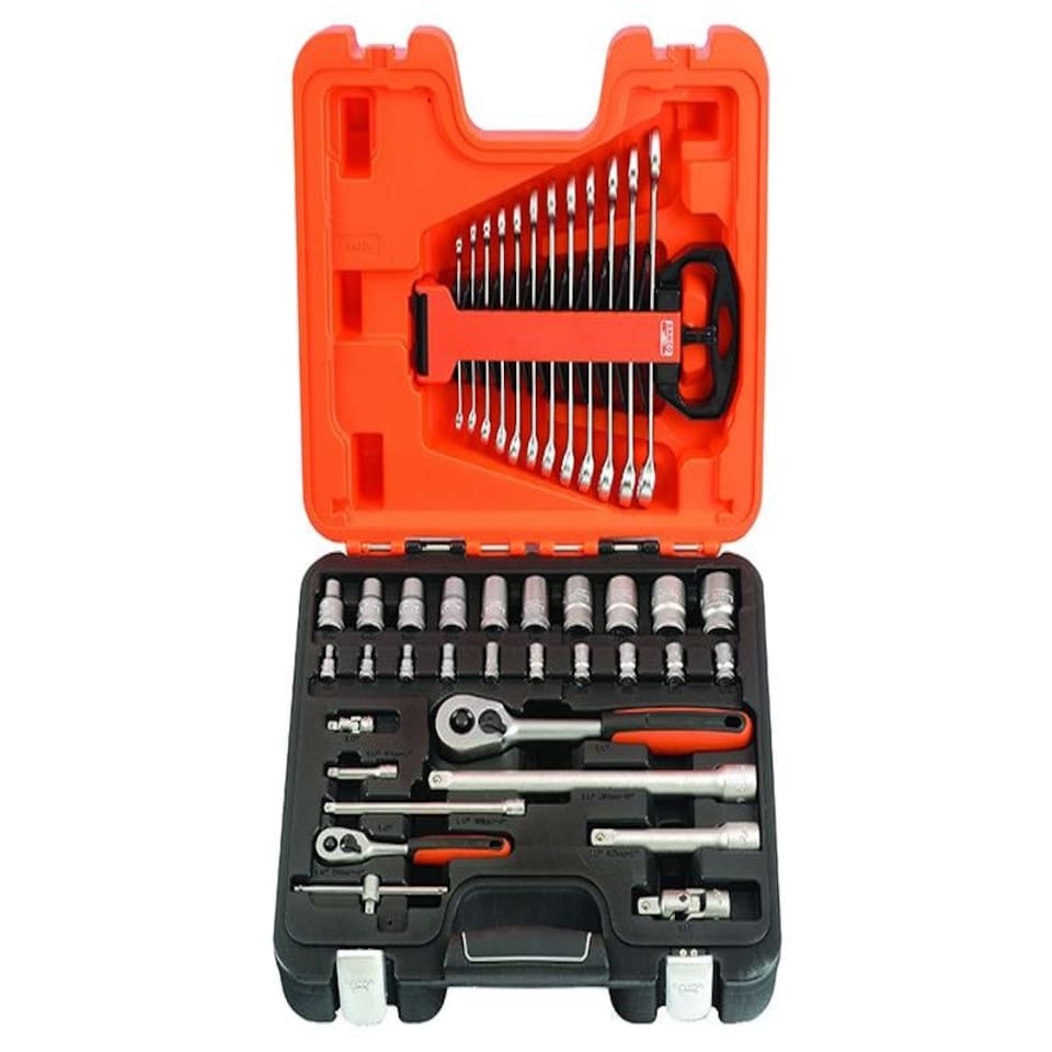 Bahco S410 Socket & Spanner Set Of 41 Metric 1/4In & 1/2In Drive