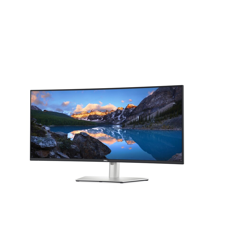 image 1 of DELL UltraSharp U3824DW, 95.2 cm (37.5"), 3840 x 1600 pixels, Wide Quad HD+, LCD, 8 ms, Black, Silver | Black | Black, Silver | 88 cm