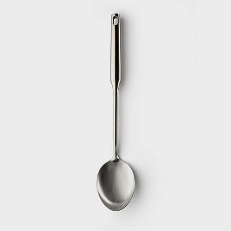 image 1 of Sabatier Professional Satin Polished Stainless Steel Serving Spoon