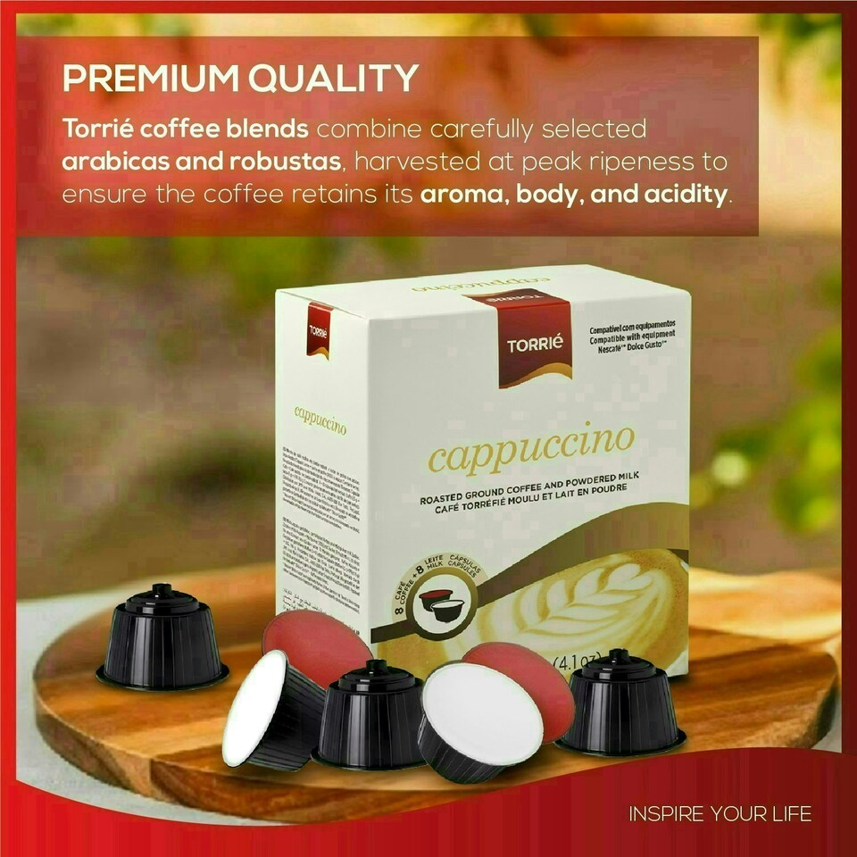 image 1 of Cappuccino - Dolce Gusto ® Compatible Milky Coffee Capsules (80 Pods)