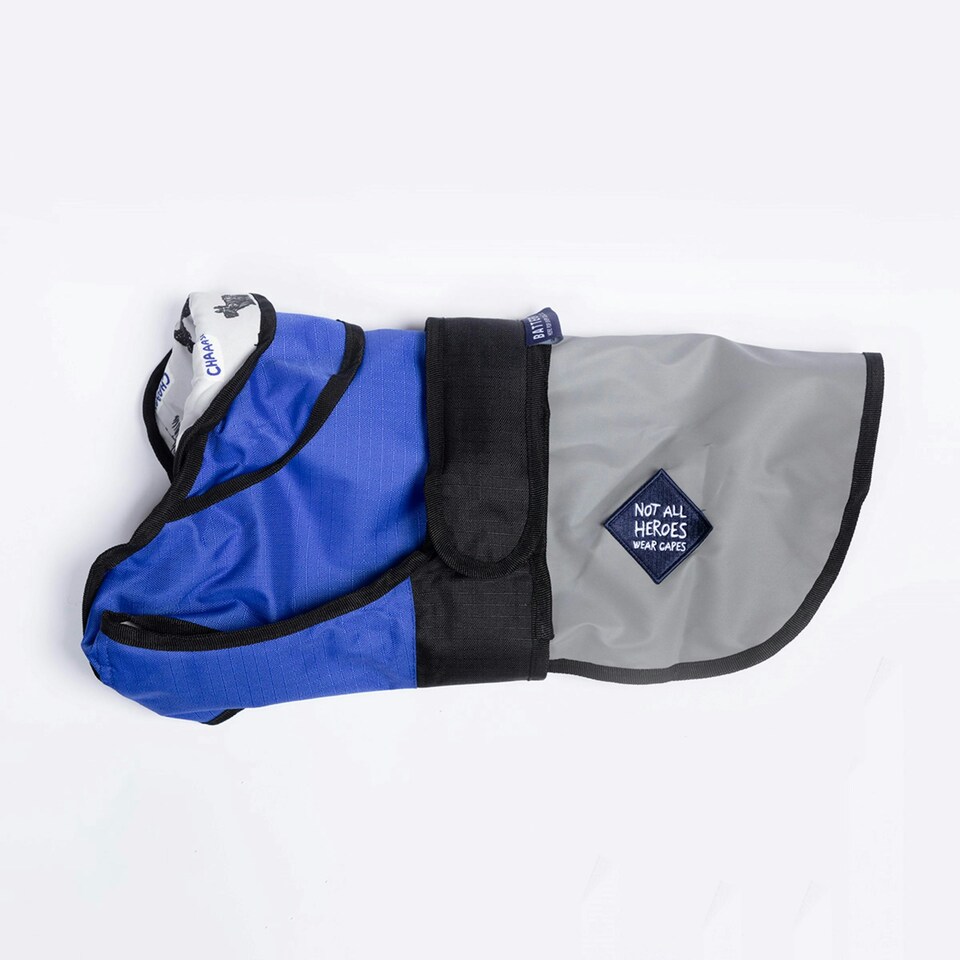 image 1 of Battersea 2in1 Dog Coat Blue 50cm/20"