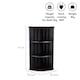 image 5 of VonHaus Shrewsbury Black Bathroom 3 Tier Corner Shelf
