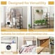 image 6 of CISTWAY Clothes Drying Rack Double Rods Garment Rack Gold
