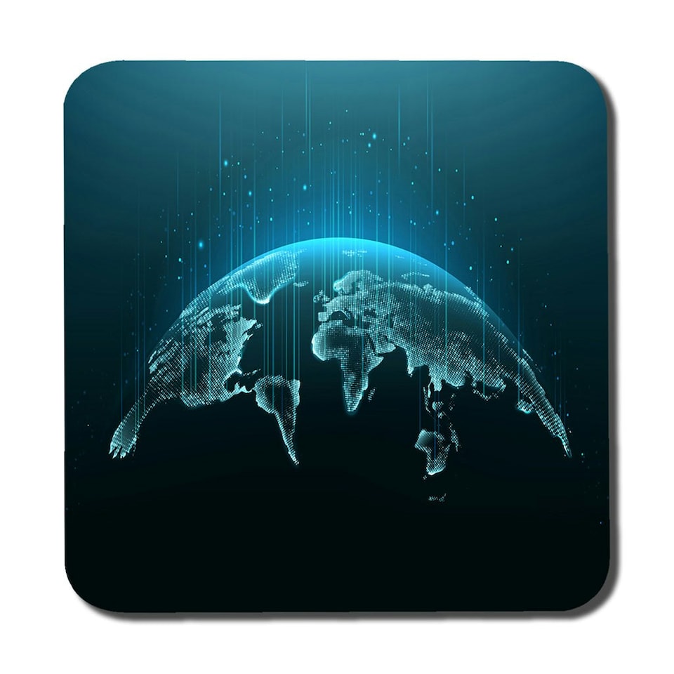 image 1 of Map of the planet (Placemat & Coaster Set)