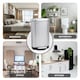 image 8 of Stainless Steel Rectangular Pedal Bin With Soft Close Lid Silver Waste Bin - 30L Silver