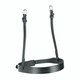 image 1 of Velociti Hunter Leather Horse Cavesson Noseband - Black - Pony