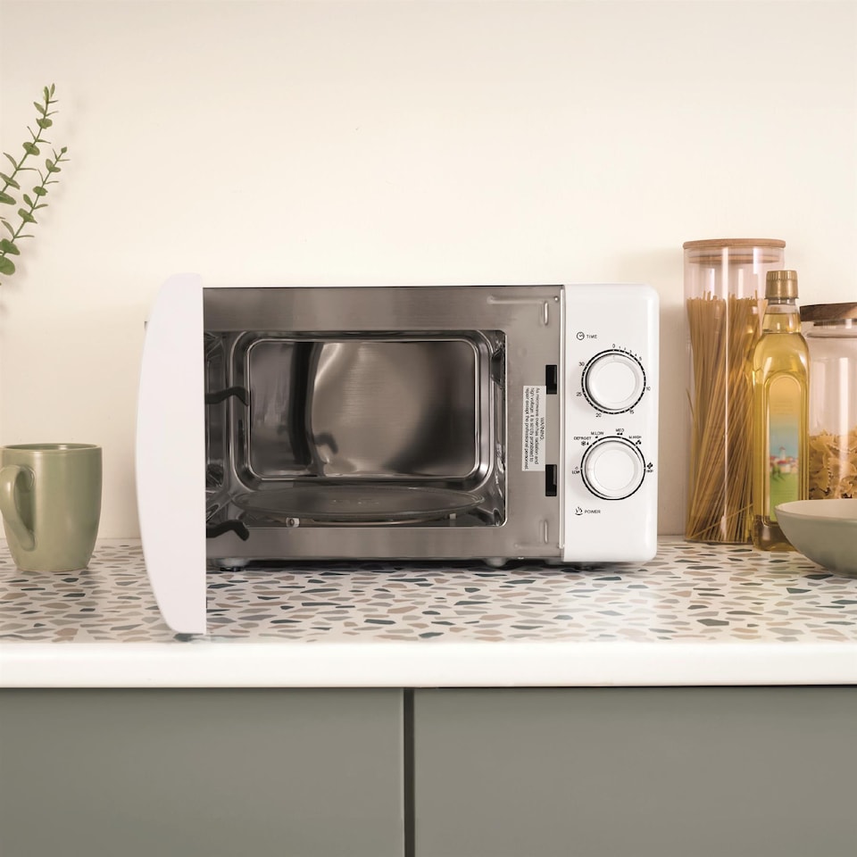 image 1 of Hamilton Beach Ella Kettle, Toaster & 20L Stainless Steel Cavity Microwave Set - White