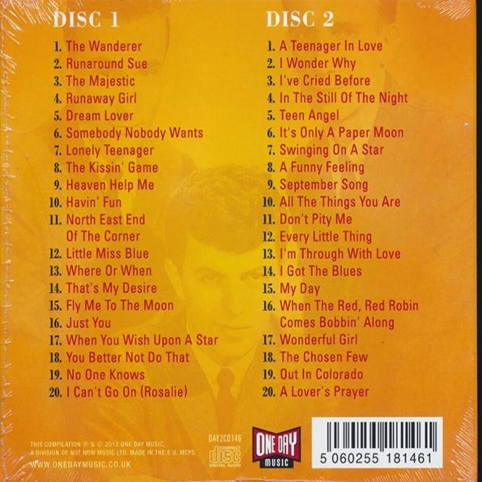 image 1 of Dion & The Belmonts CD - The Very Best Of Dion & The Belmonts (40 tracks) (2xCD) (deluxe 3 fold digipak)