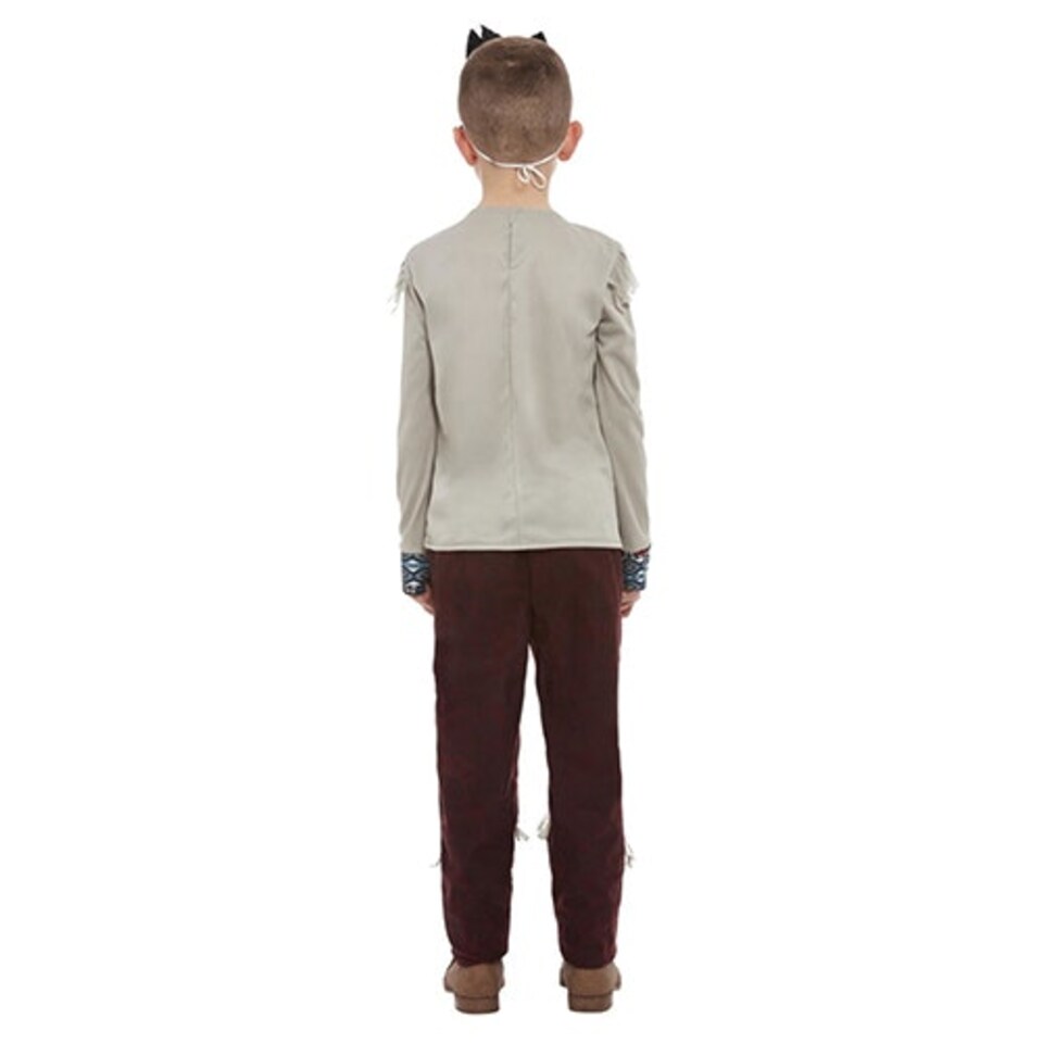 image 1 of Dark Spirit Warrior Fancy Dress Costume Kids Unisex Small - Age 4-6