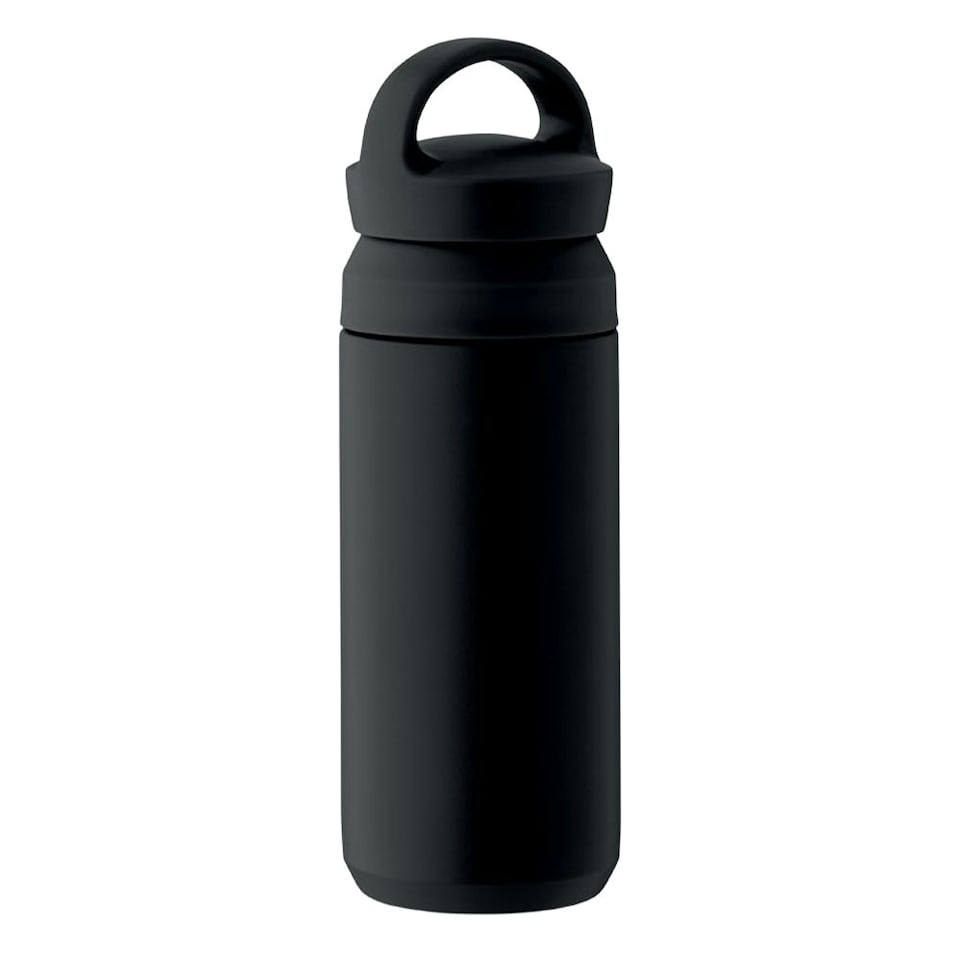 image 1 of MidOcean Onyx Double-Walled 320ml Bottle - Black - One Size Black | One Size
