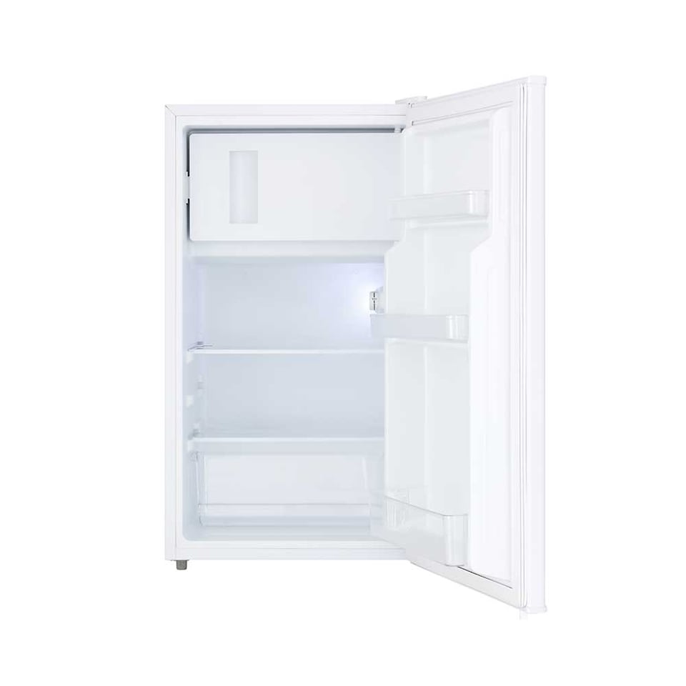 image 1 of Cookology UCIB80 Under Counter Freestanding Fridge in White - 80 Litre Capacity - Adjustable Temperature Control & Legs - Reversible Door and Ice Box