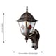 image 6 of Morecambe - Black with Brushed Gold Motion Sensor Outdoor Wall Light | Black | Clear | 1