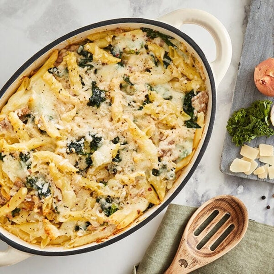 image 1 of Barbary & Oak 29cm Oval Casserole Cast Iron Camembert Cream