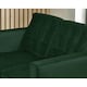 image 4 of Furniturebox Jolene 2 Seater Emerald Green Velvet Sofa