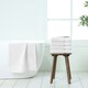 image 2 of 100% Cotton White Hand Towels (Pack of 4) White | Hand towel