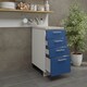 image 3 of JD Greta Adjustable Legs Kitchen Drawer Unit 400mm Storage Cabinet With Door Shelf 40cm - Navy Blue Matt With Worktop