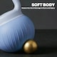 image 3 of SPORTNOW Soft Kettlebell, 10kg Kettle Bell with Anti-Slip Grip for Home Gym | Blue | Blue | 10