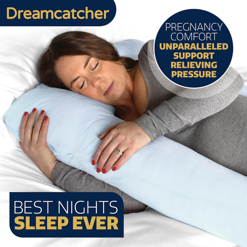 image 1 of Dreamcatcher U-Shaped Pregnancy Pillow Maternity Nursing Support Cushion Blue | Blue | Blue | U Shape - Blue | 1