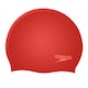 image 1 of Speedo Childrens/Kids Silicone Swim Cap - Red - One Size