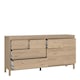 image 5 of Madrid Double Dresser 4+4 Drawers in Jackson Hickory Oak