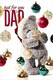 image 1 of 3D Holographic Just For You Dad Me to You Bear Tatty Teddy Christmas Card