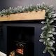 image 3 of 2.7m x 25cm Snow Tipped Plain Christmas Garland with 200 Tips