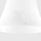 image 5 of ValueLights 3 Pack White Taper Bell Shape Ceiling Pendant Shades | White