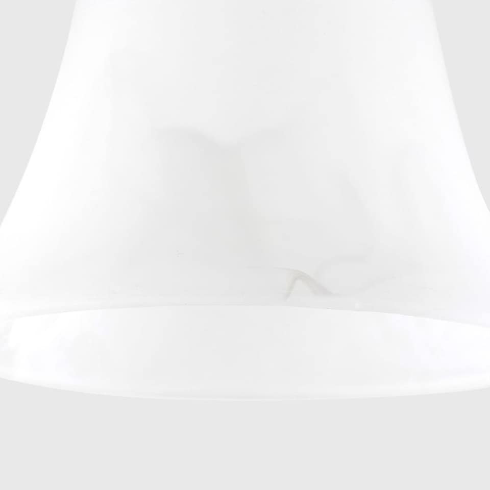 image 1 of ValueLights 3 Pack White Taper Bell Shape Ceiling Pendant Shades | White