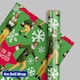 image 1 of Elf Christmas 4m Roll Wrapping Paper