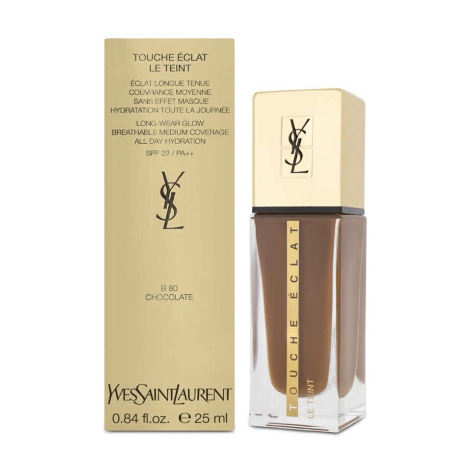 image 1 of Yves Saint Laurent Touche Eclat Le Teint Foundation B 80 Chocolate Brown N/A | B 80 Chocolate Brown