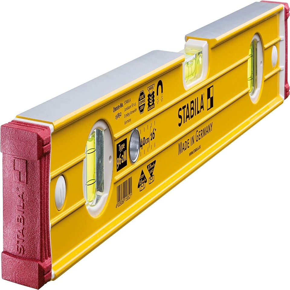 Stabila 96-M-2 Magnetic Spirit Level 3 Vial 40Cm