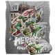 image 2 of Teenage Mutant Ninja Turtles: Mutant Mayhem Heroes In A Half Shell Silky Supersoft Blanket | Multi | Multicoloured | 152cm x 127cm | 1