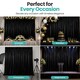image 9 of 4x4m Spandex Backdrop Photography Background Drapes with Rod Pocket