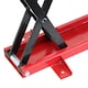 image 6 of Oypla Heavy Duty 500kg Motorcycle Motor Bike Stand Scissor Lift Jack Workshop Red
