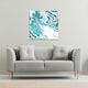 image 2 of Blue Marble (Canvas Print) 46 x 46 x 4cm