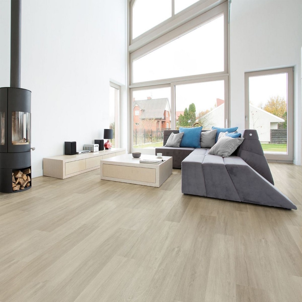 image 1 of Glue Down LVT Flooring 2.0mm NodLg White Poplar Plank Wood Effect Luxury Vinyl Tile For Home & Commercial Use | Brown | Beige | Planks per Pack:  15  | Coverage per Pack: 3.41m² | 1