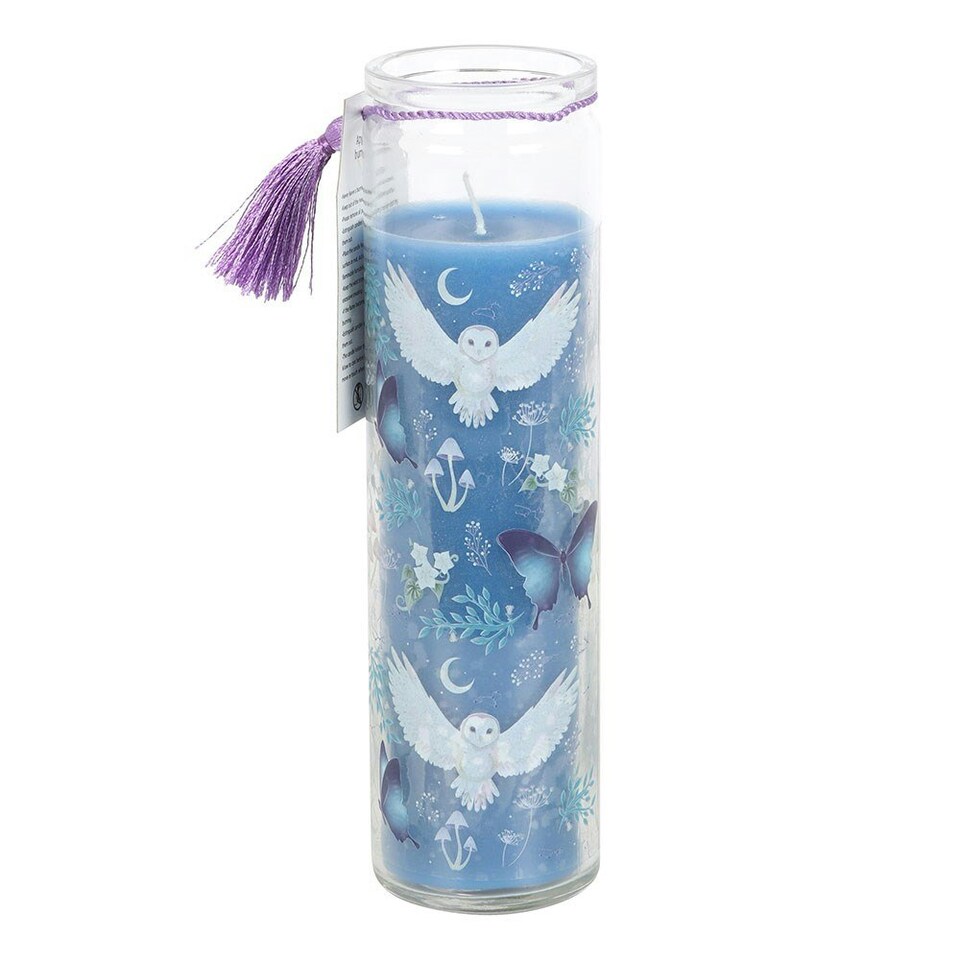 image 1 of Something Different Night Owl Lavender Tube Candle - Lavender/Transparent - One Size Purple | One Size
