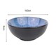 image 7 of 12pc Reactive Glaze Blue Dinner Set