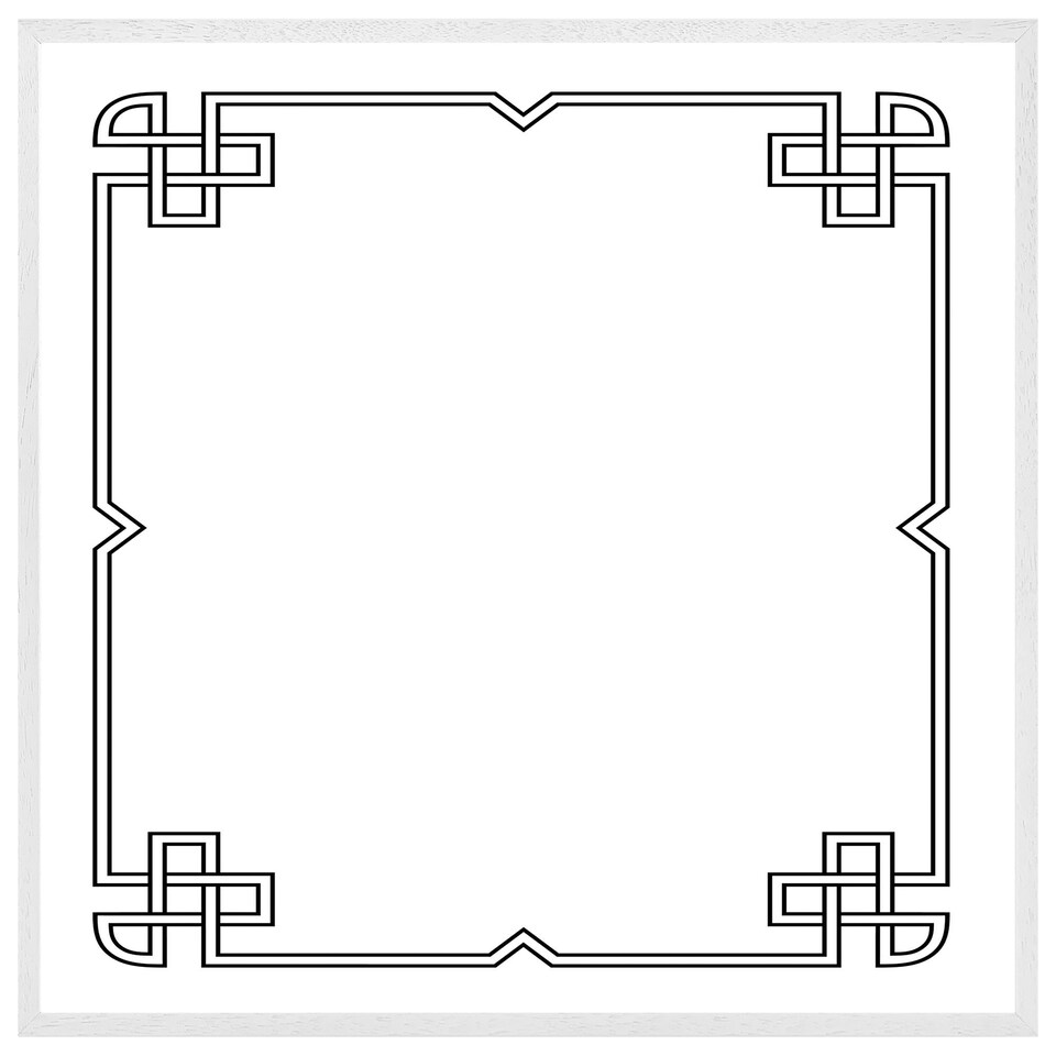 image 1 of Roman ornamental frame (Picture Frame) White | XS