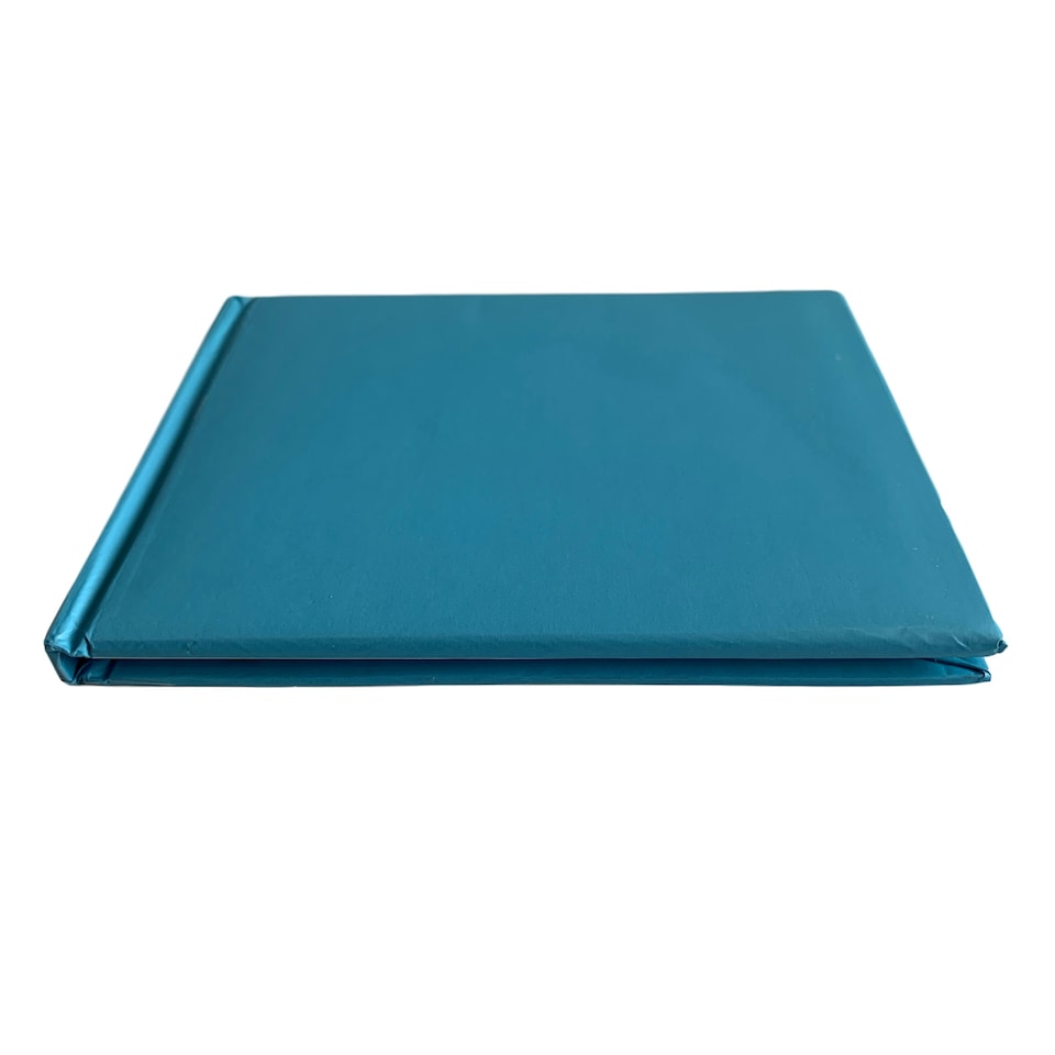 image 1 of Plain Cover Blue Autograph Book by Janrax - Signature End of Term School Leavers
