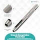 image 4 of 5mm Steel Hollow Punch Leather Hole Puncher For Piercing Holes